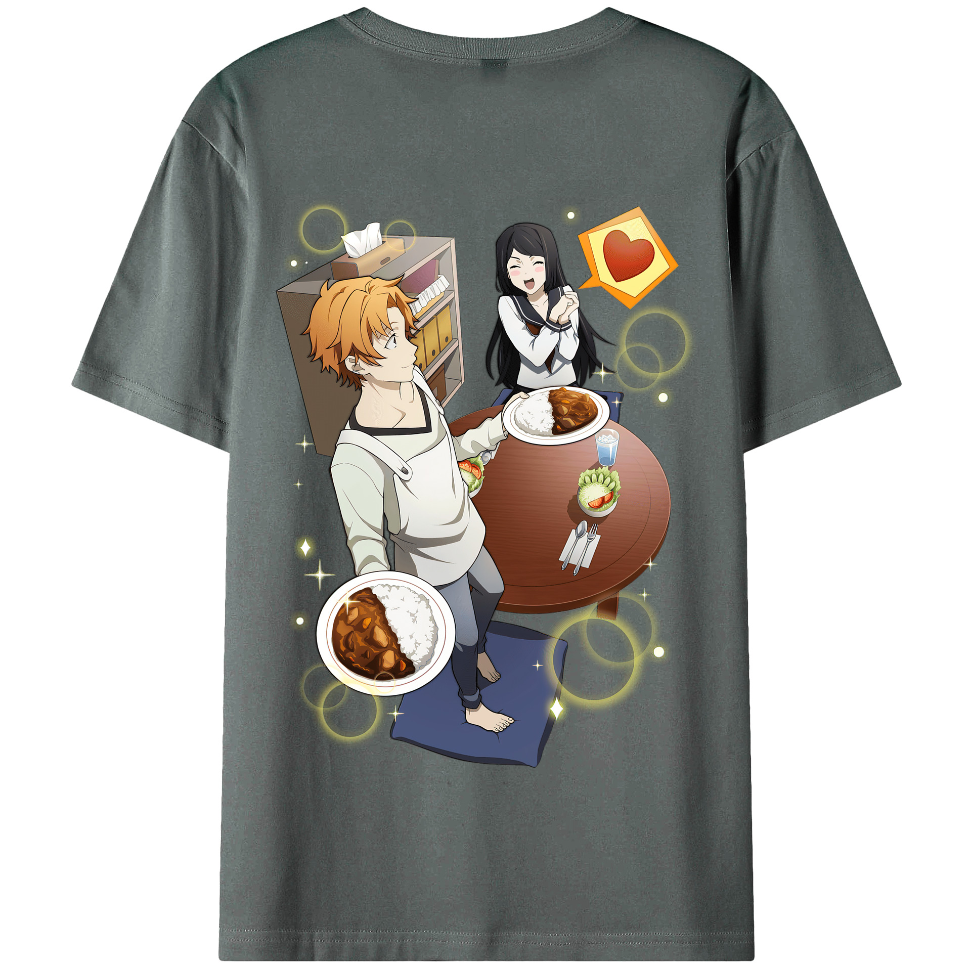 （画像用） 文豪ストレイドッグス Bungo Stray Dogs 綿100％半袖Tシャツ（背面プリント）
